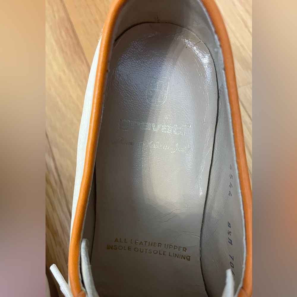 Gravati Orange and Cream Women's Saddle Shoes Size 8.5 - Picture 12 of 13